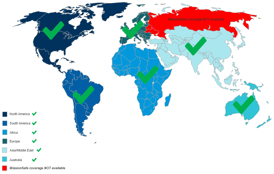 MS coverage map